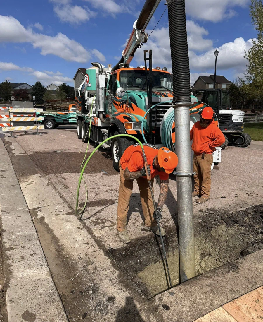 hydrovac excavation