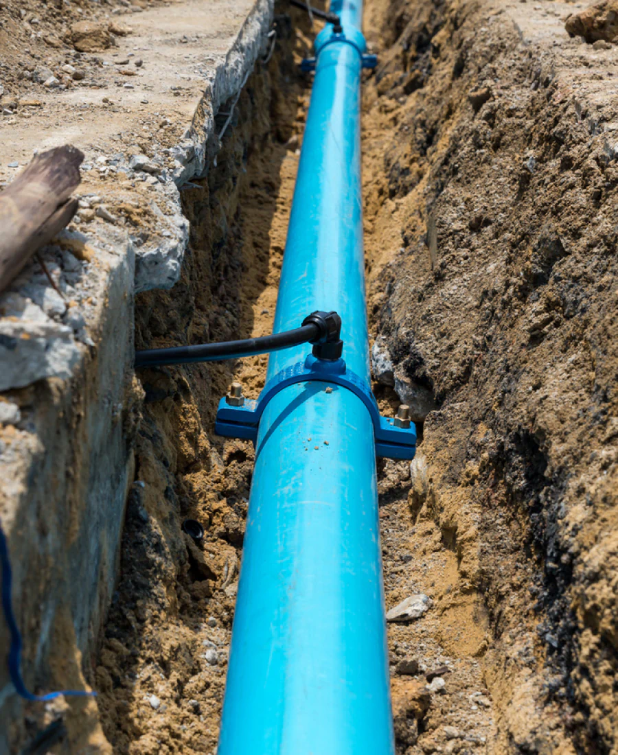 water line installation